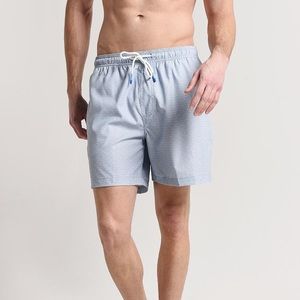 Southern Tide Sky Blue Swim Trunks